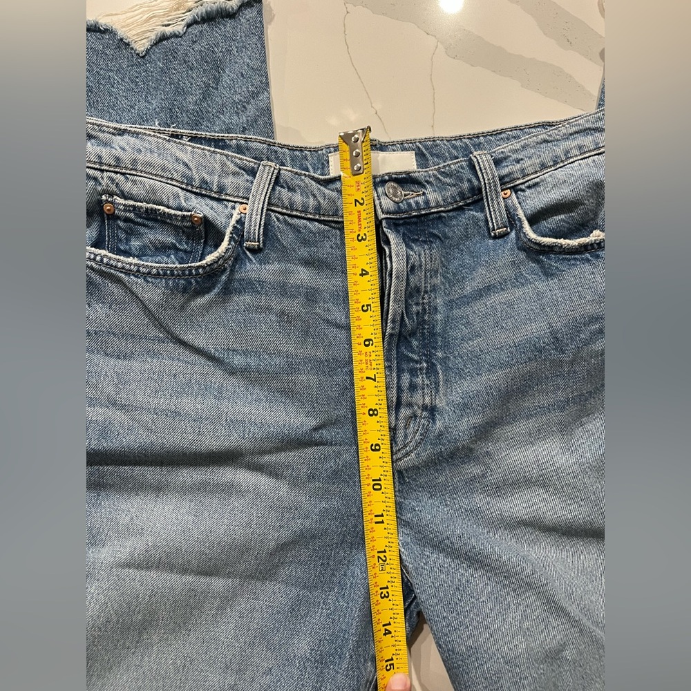 NWT Mother THE TOMCAT ROLLER CHEW JEAN - LOOK BEFORE YOU LEAP size 33 - Picture 5 of 5